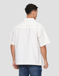 Nevada Stripes Oxford Camp Collar - Boxy Fit Kemeja Pria