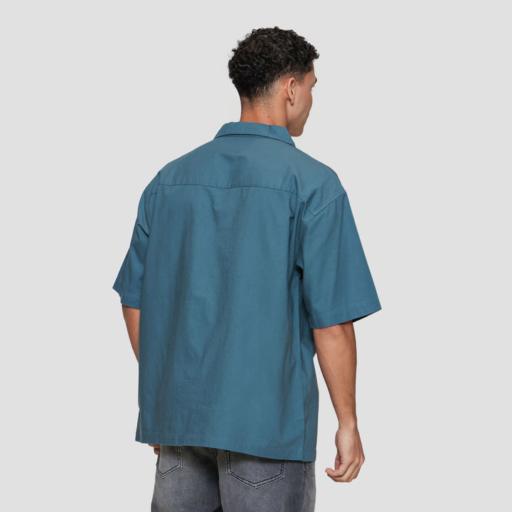 Nevada Plain Shino Linen With 1 Pocket Kemeja Pria