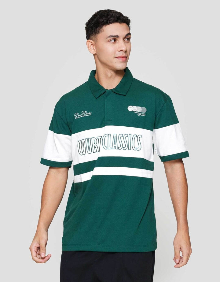 Nevada Cut & Sewn Print Style Kaos Polo Pria