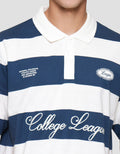 Nevada Stripe With Embro & Print Reg Fit - College Polo Pria