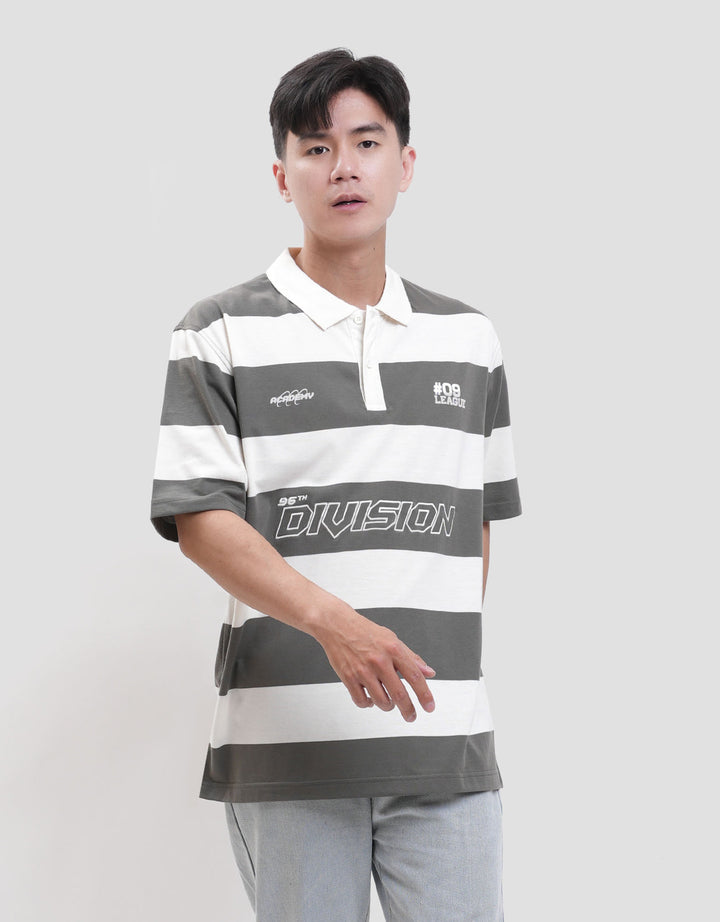 Nevada Stripe With Embro & Print Reg Fit - Division Polo Pria