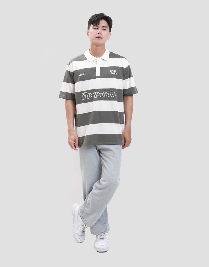 Nevada Stripe With Embro & Print Reg Fit - Division Polo Pria