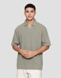 Nevada Plain Texture Polo Pria