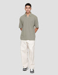 Nevada Plain Texture Polo Pria
