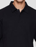 Nevada Basic Plain Texture Reg Fit Polo Pria