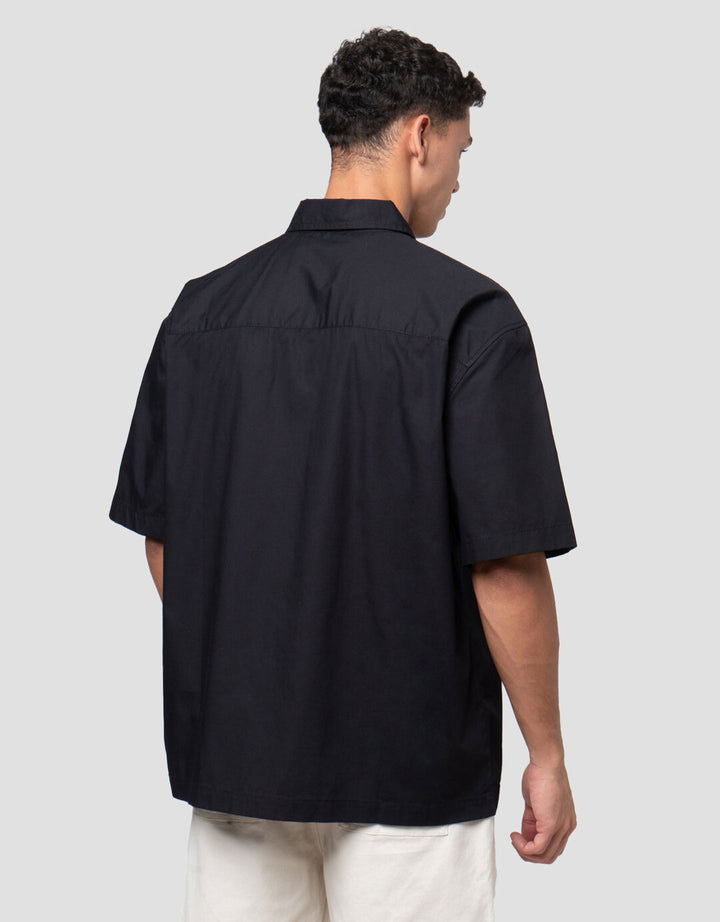 Nevada Boxy Fit Poplin Full Print Graffiti Reg Collar - Style 1 Kemeja Pria