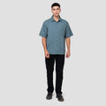 Nevada Plain Basic Twill Bio Wash Regular Fit Kemeja Pria