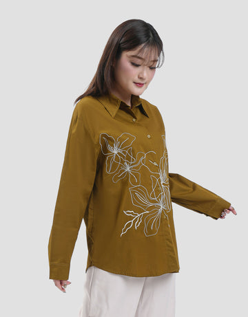 MXM CONNEXION BUNGA KEMEJA WANITA