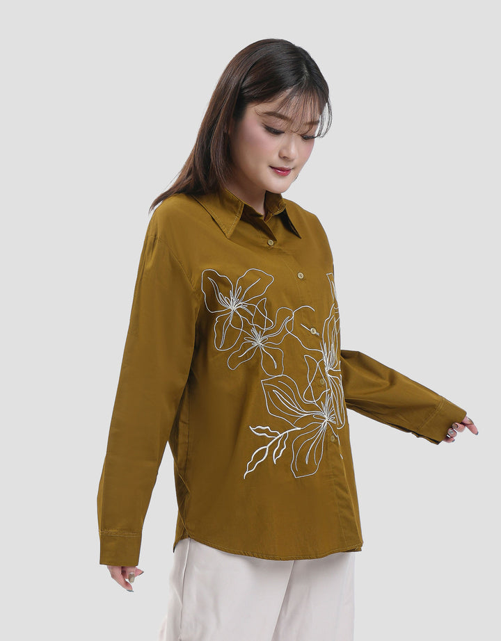 MXM CONNEXION BUNGA KEMEJA WANITA