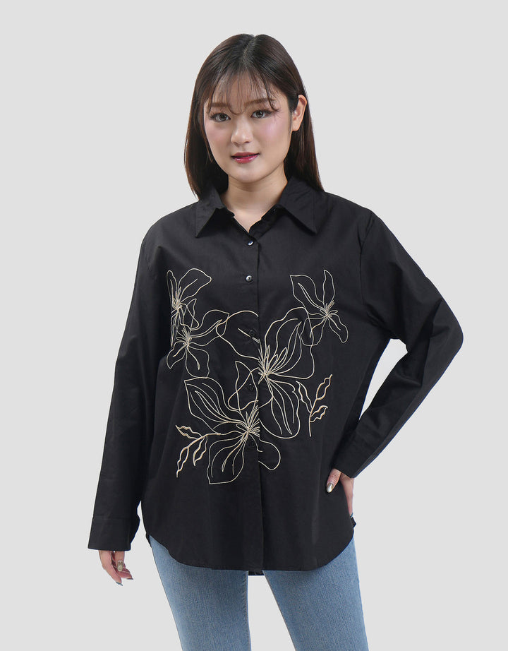 MXM CONNEXION BUNGA KEMEJA WANITA
