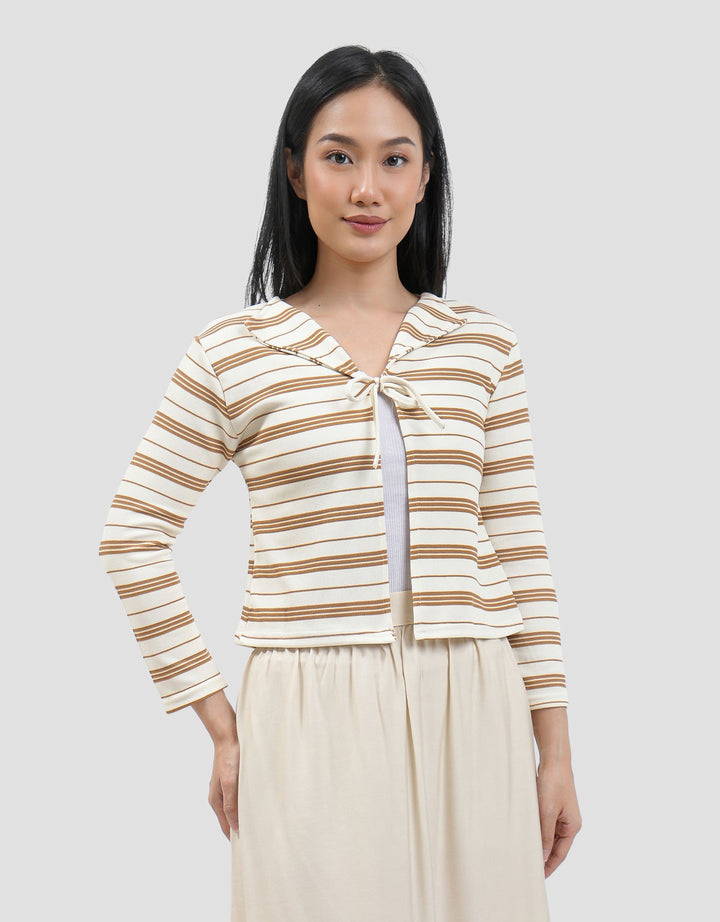 MXM NEVADA BUKA GARIS CARDIGAN WANITA
