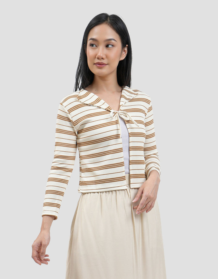 MXM NEVADA BUKA GARIS CARDIGAN WANITA