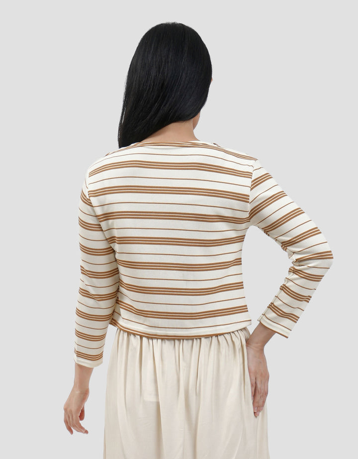 MXM NEVADA BUKA GARIS CARDIGAN WANITA