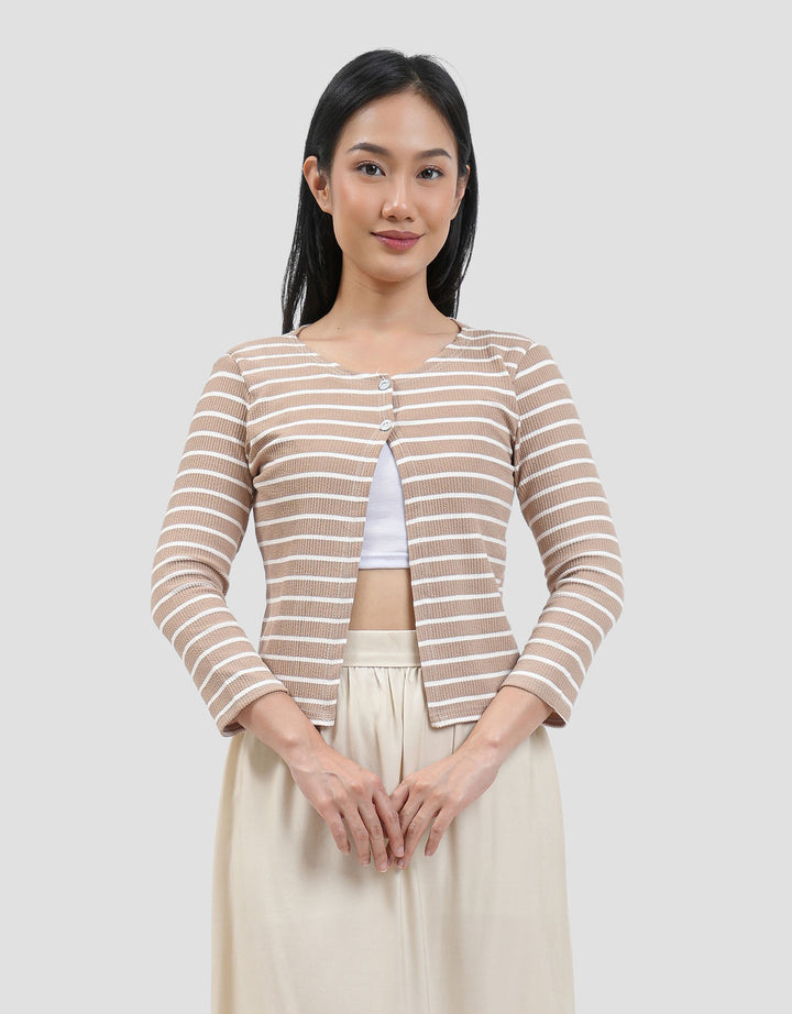 MXM NEVADA CROPPED KANCING CARDIGAN WANITA