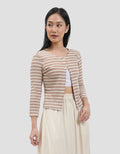 MXM NEVADA CROPPED KANCING CARDIGAN WANITA