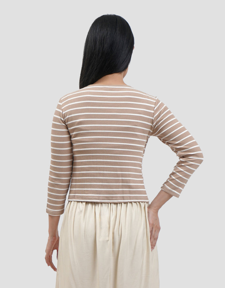 MXM NEVADA CROPPED KANCING CARDIGAN WANITA