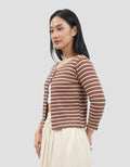 MXM NEVADA CROPPED KANCING CARDIGAN WANITA