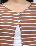 MXM NEVADA CROPPED KANCING CARDIGAN WANITA