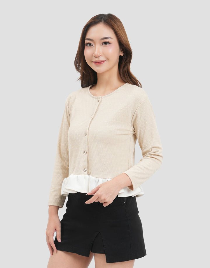 MxM Nevada Knit Bintik Kemeja Wanita