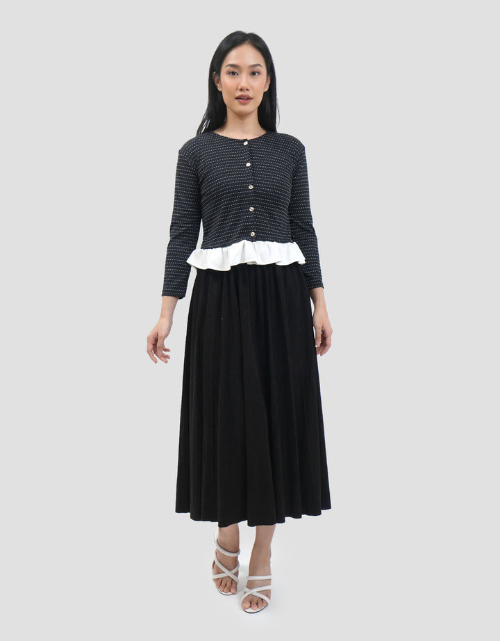 MxM Nevada Knit Bintik Kemeja Wanita