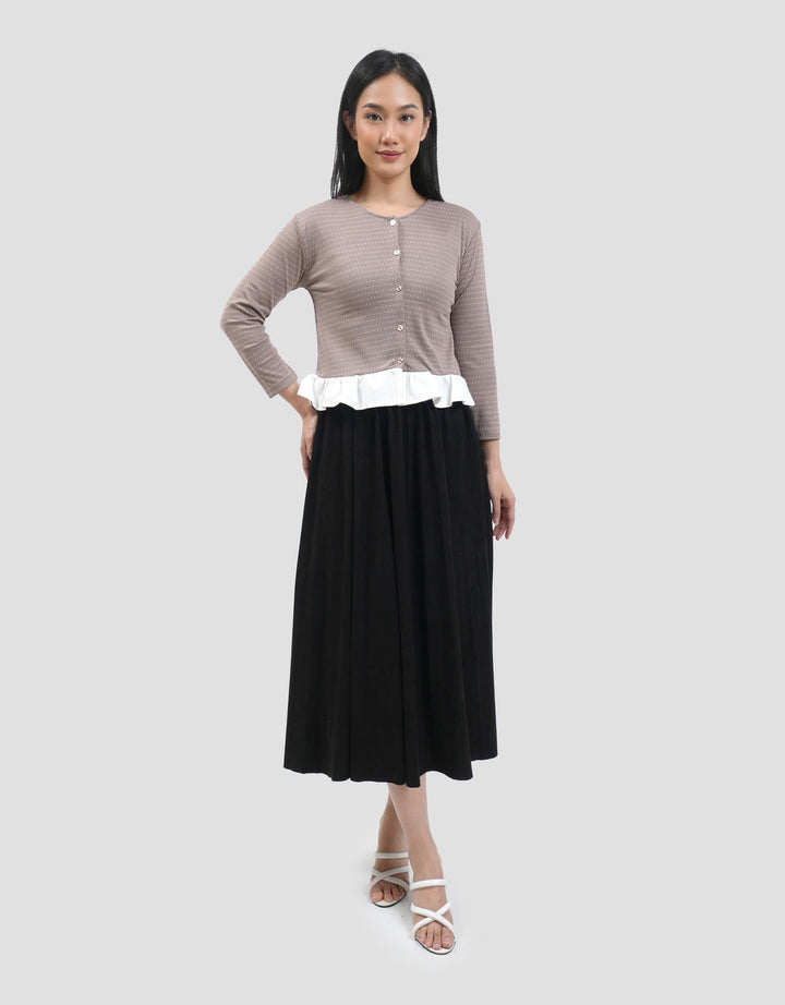 MxM Nevada Knit Bintik Kemeja Wanita