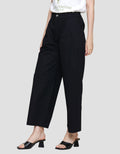 Connexion Wide Twill Celana Panjang Wanita