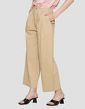 Connexion Wide Twill Celana Panjang Wanita