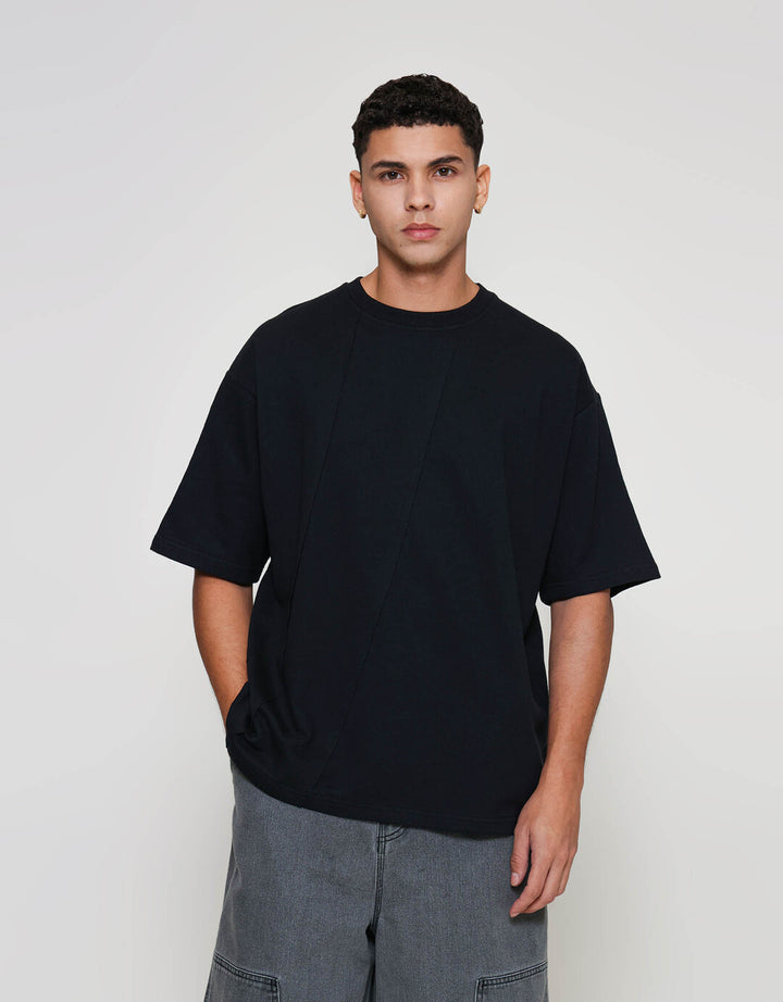 ZES Slash Cut And Sew Detail Harold Fit Calvin Kaos Pria CALVIN
