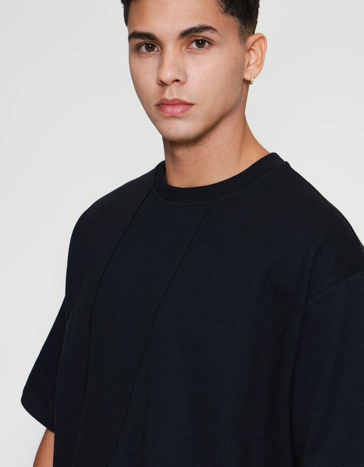 ZES Slash Cut And Sew Detail Harold Fit Calvin Kaos Pria CALVIN