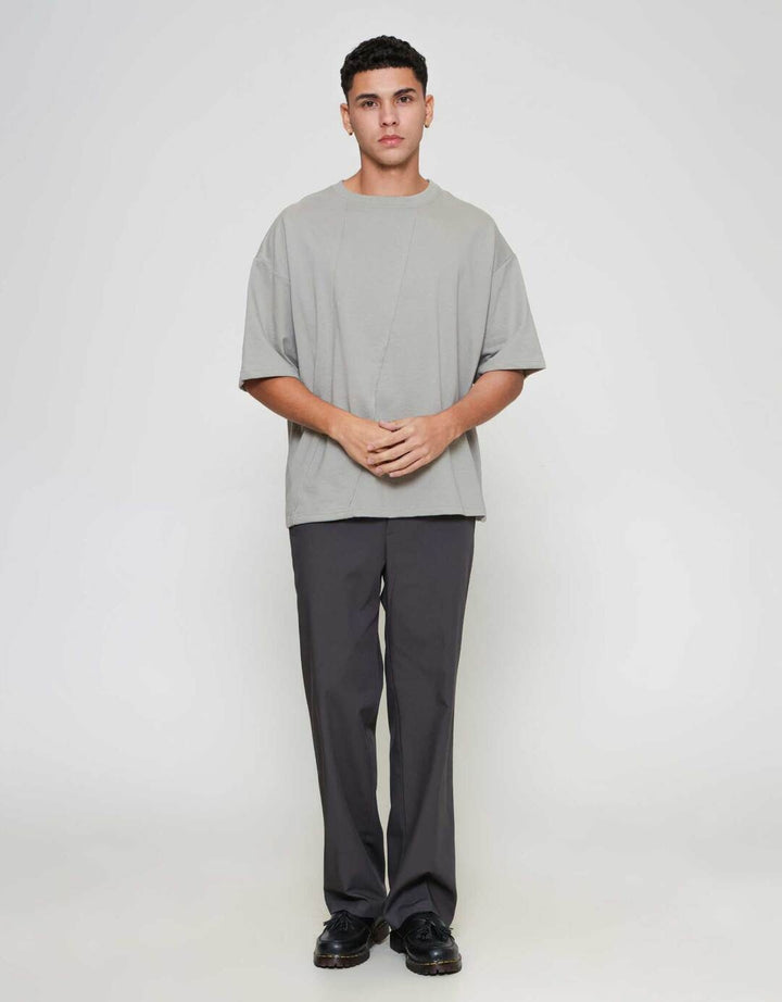 ZES Slash Cut And Sew Detail Harold Fit Calvin Kaos Pria CALVIN