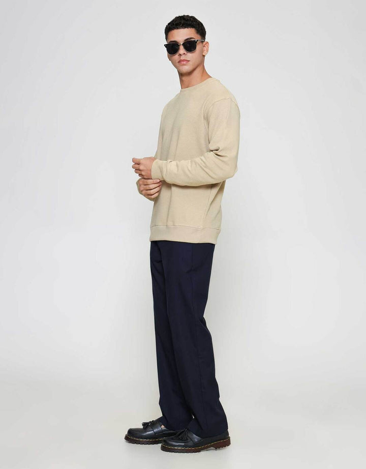 ZES Texture Ottoman Sweater Pria OTTO