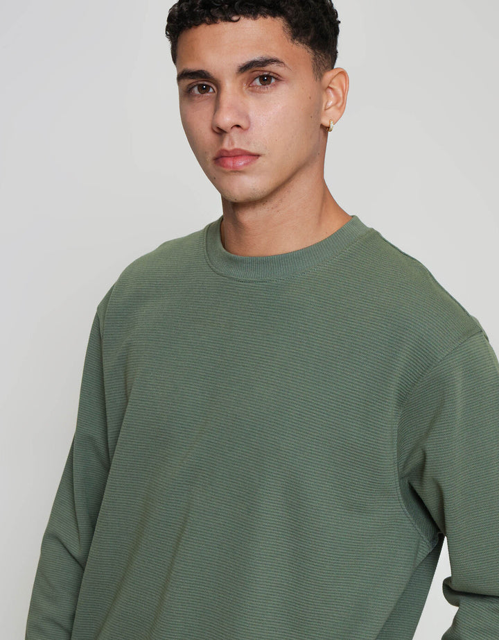 ZES Texture Ottoman Sweater Pria OTTO
