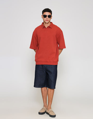 ZES WITH RIB HEM DENNIS KAOS POLO PRIA DENNIS