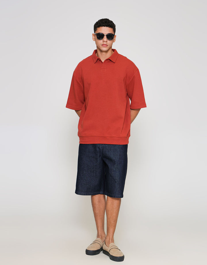 ZES WITH RIB HEM DENNIS KAOS POLO PRIA DENNIS