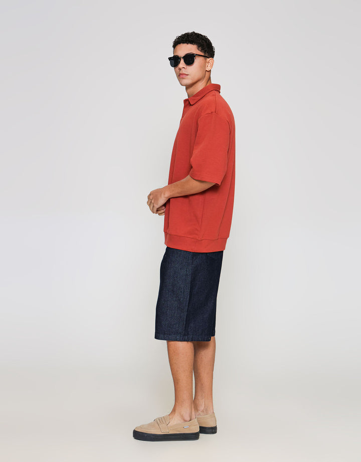 ZES WITH RIB HEM DENNIS KAOS POLO PRIA DENNIS