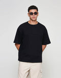 ZES Front Cut And Sewn Oversize Fit Hunter Kaos Pria HUNTER