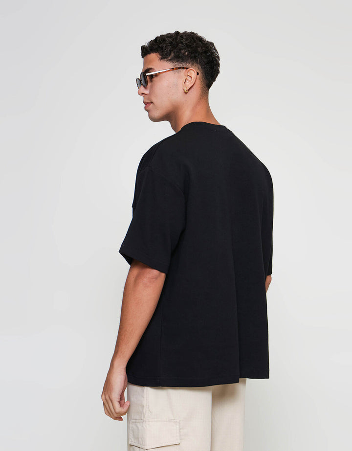 ZES Front Cut And Sewn Oversize Fit Hunter Kaos Pria HUNTER