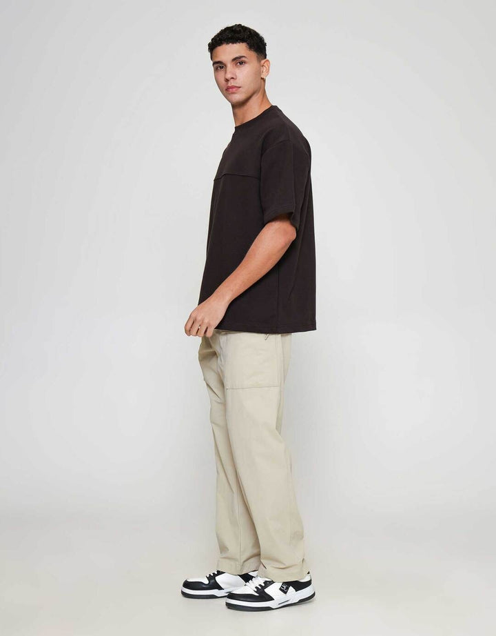 ZES Front Cut And Sewn Oversize Fit Hunter Kaos Pria HUNTER