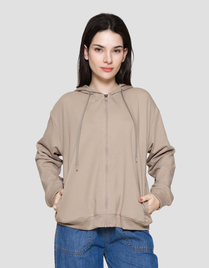 Nevada Basic Baby Terry Jaket Wanita