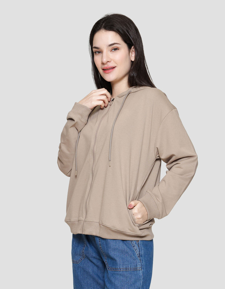 Nevada Basic Baby Terry Jaket Wanita