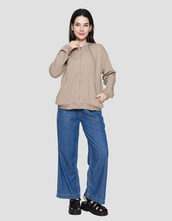 Nevada Basic Baby Terry Jaket Wanita