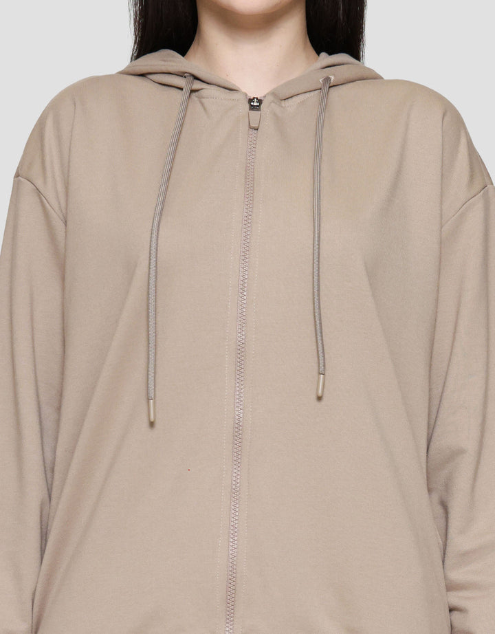 Nevada Basic Baby Terry Jaket Wanita