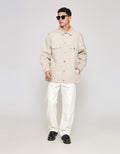 ZES WOVEN WITH TWO POCKET GABRIEL JAKET PRIA GABRIEL