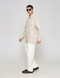 ZES WOVEN WITH TWO POCKET GABRIEL JAKET PRIA GABRIEL