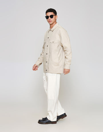 ZES WOVEN WITH TWO POCKET GABRIEL JAKET PRIA GABRIEL