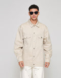 ZES WOVEN WITH TWO POCKET GABRIEL JAKET PRIA GABRIEL