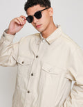 ZES WOVEN WITH TWO POCKET GABRIEL JAKET PRIA GABRIEL