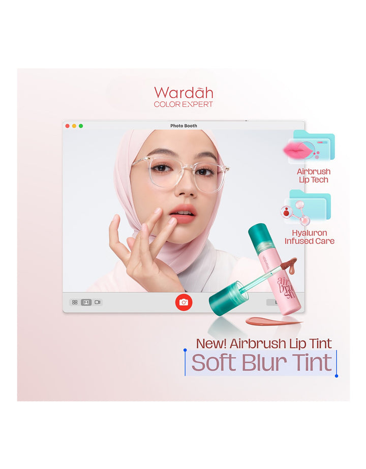 Wardah Airbrush Lip Tint 06 CHERRIE 3 g