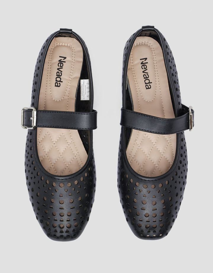 MxM Nevada Round Sepatu Ballerina Wanita