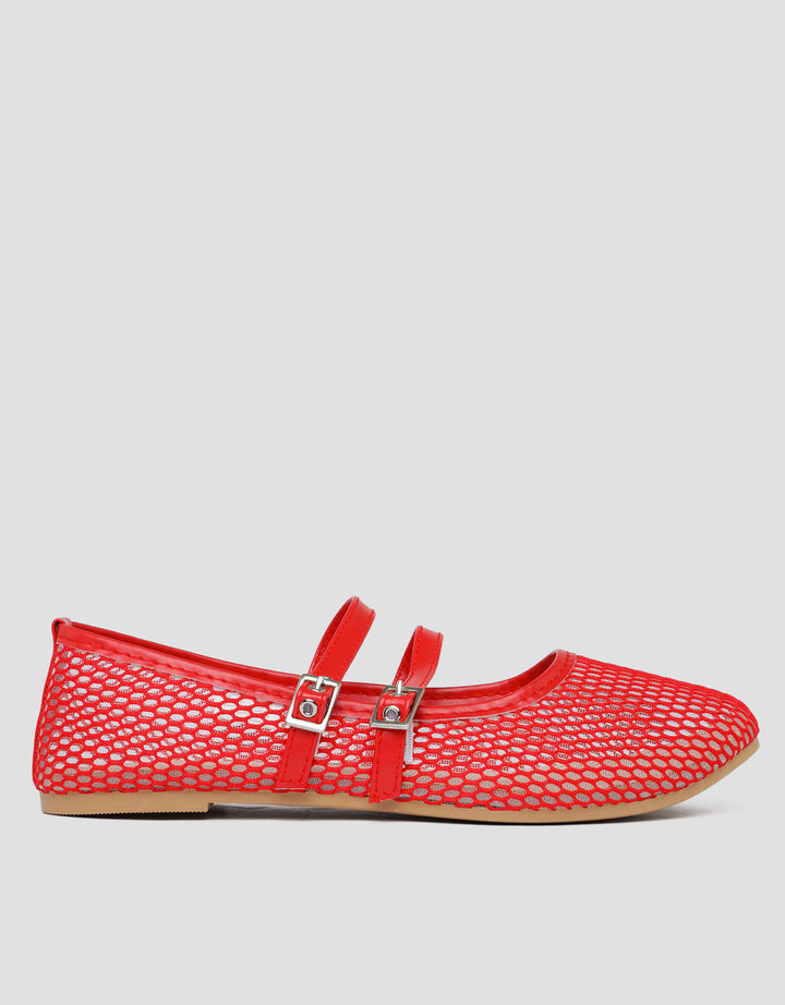 MxM Nevada Two Buckle Sepatu Ballerina Wanita